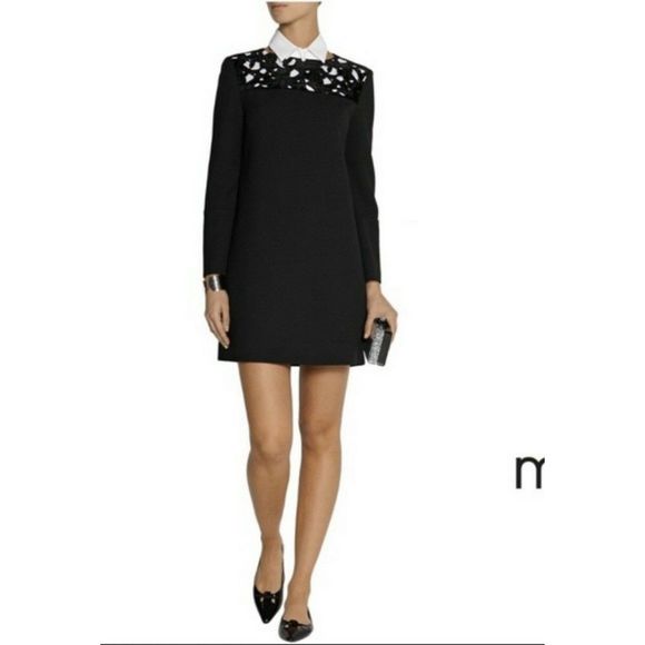 Maje Dresses & Skirts - Maje Black Crepe Mini Dress Boxy Sz 2 Medium
